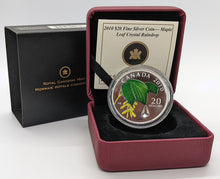 Load image into Gallery viewer, 2010 Canada $20 Fine Silver Coin - Maple Leaf Crystal Raindrop

