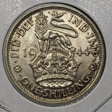 Load image into Gallery viewer, 1944 Great Britain - UK - Silver Shilling Coin
