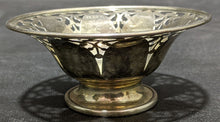 Load image into Gallery viewer, Hallmarked Sterling Silver, Floral Detail Mint Bowl
