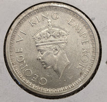 Load image into Gallery viewer, 1945 B British India Silver 1 Rupee Coin
