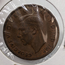 Load image into Gallery viewer, 1941 M Australia 1/2 (Half) Penny Coin
