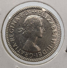 Load image into Gallery viewer, 1956 M Australia Silver 6 Pence Coin
