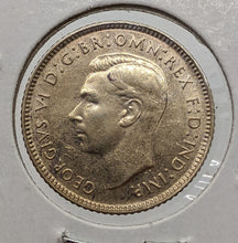 Load image into Gallery viewer, 1943 S Australia Silver 6 Pence Coin
