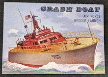 Load image into Gallery viewer, 1955 Topps Rails &amp; Sails, Crash Boat Card # 179, Short Print
