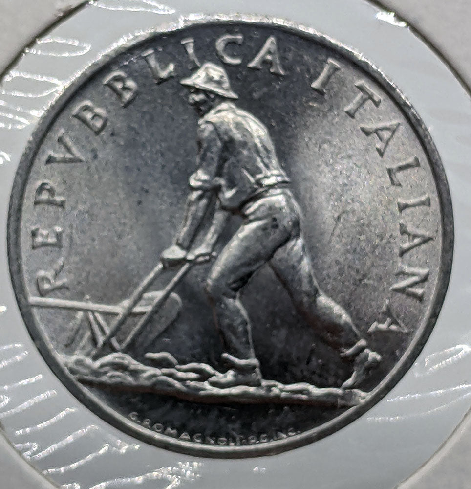 1948 R Italy 2 Lira Coin