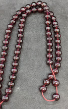 Load image into Gallery viewer, Beautiful Tasbih Prayer Beads - Garnet &amp; 14 Kt - 18&quot; Plus Tassel - Appraised
