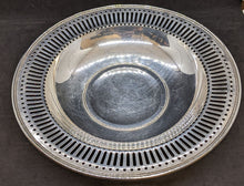 Load image into Gallery viewer, Sterling Silver Bowl - Reticulated Shoulders, Small Pedestal - 9.75&quot; Diameter
