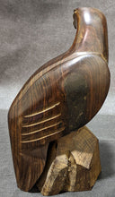 Load image into Gallery viewer, Carved Wooden Bird Figurine — Falcon
