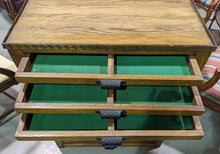 Load image into Gallery viewer, Vintage Oak 15 Drawer Printers Watch / Coin Cabinet
