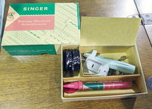 Load image into Gallery viewer, Vintage 1960’s Singer Sewing Machine - Model 348 - in Table - With Bench
