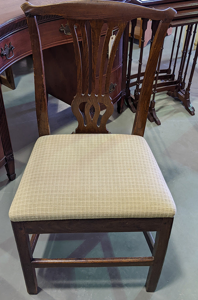 Vintage Mahogany Shield Back Chair