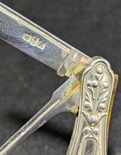 Load image into Gallery viewer, Sterling Silver, Hallmarked, Pocket Knife - &quot;Elmira&quot; Monogram - 2 7/8&quot;
