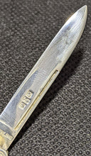 Load image into Gallery viewer, Sterling Silver, Hallmarked, Pocket Knife - &quot;Elmira&quot; Monogram - 2 7/8&quot;
