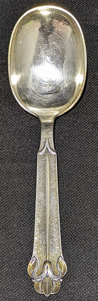 Heavy, Modern Danish 830 Silver Serving Spoon