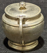 Load image into Gallery viewer, 1869 Mappin &amp; Webb Sterling Silver Lidded Mustard Dish
