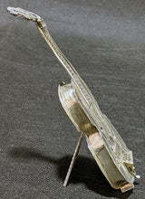 Load image into Gallery viewer, Sterling Silver 3D Cello Potpourri / Scent Box
