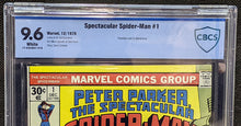 Load image into Gallery viewer, 1976, Spectacular Spider-Man #1 Comic Book - CBCS, Not CGC Graded 9.6 White
