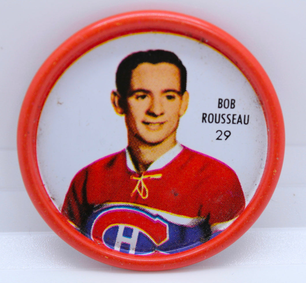 1962-63 Shirriff Bob Rousseau NHL Hockey Coin