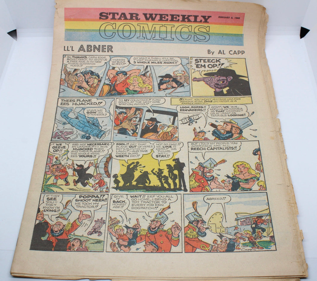 Toronto Star - Star Weekly Comics Section, Feb. 3, 1962 w/ Wrigley's Ad