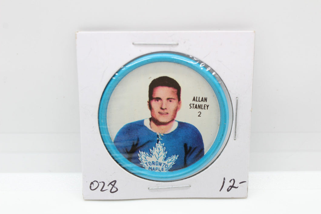 1962-63 Shirriff Bobby Baun NHL Hockey Coin
