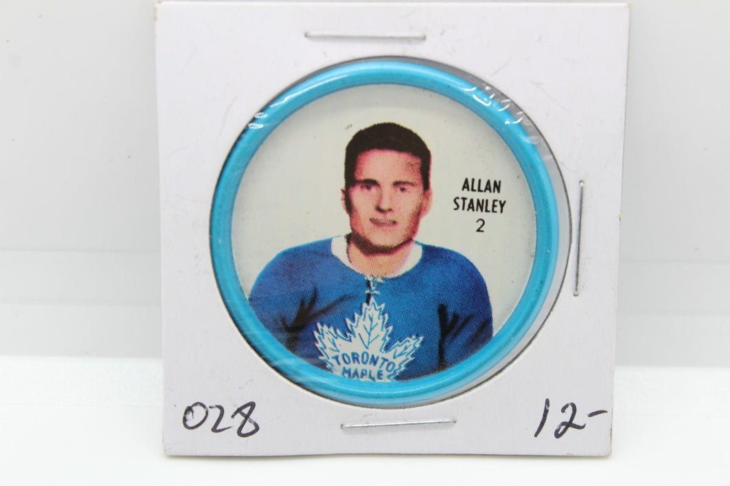 1962-63 Shirriff Allan Stanley NHL Hockey Coin