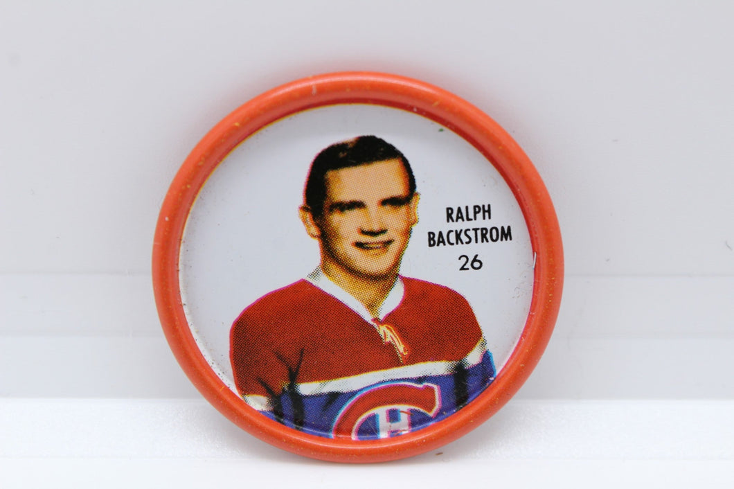 1962-63 Shirriff Ralph Backstrom NHL Hockey Coin