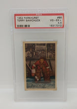 Load image into Gallery viewer, 1952 Parkhurst Terry Sawchuck #86 PSA Graded VG-EX+ 4.5 Card - Solid Centering
