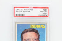 Load image into Gallery viewer, 1970 OPC Dennis Higgins #257 PSA Graded NM-MT 8 (PD) Baseball Card
