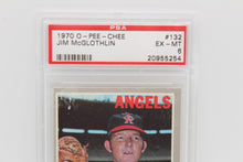 Load image into Gallery viewer, 1970 OPC Jim McGlothlin #132 PSA Graded EX-MT 6 Baseball Card
