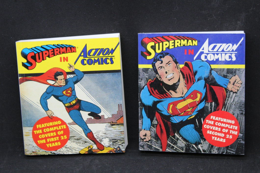 Superman in Action Comics Tiny Folio (1993 Abbevile Press) #1 and #2