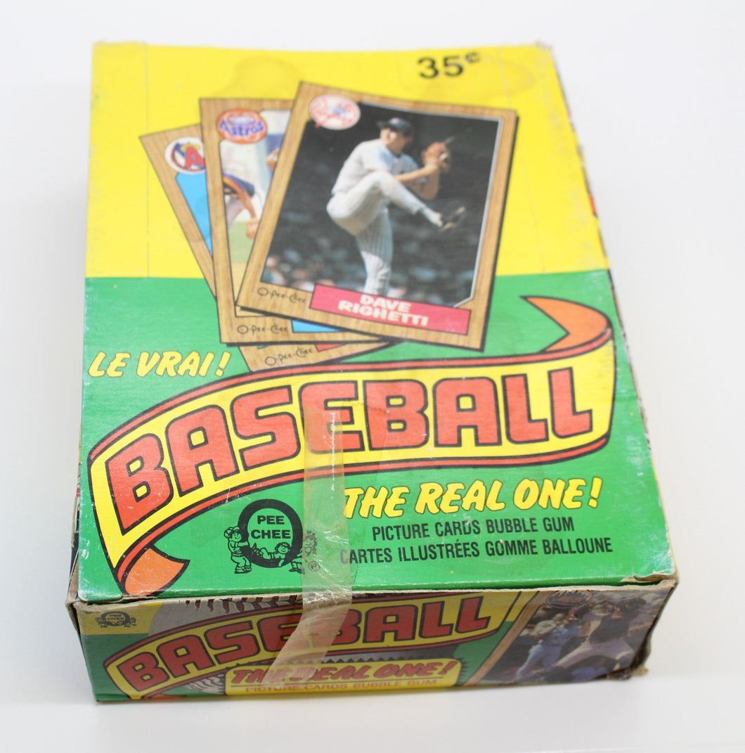 1987 O-Pee-Chee MLB Baseball Cards Box UNSEARCHED w/ Barry Bonds Rookie Card?