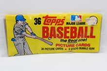 Load image into Gallery viewer, 1983 Topps Baseball Cards Rack Pack Partially Opened w/ Boggs, Gwynn Rookie RC?
