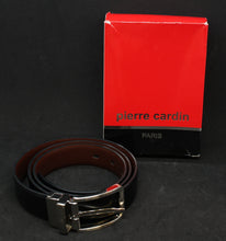 Load image into Gallery viewer, Pierre Cardin Black / Brown Reversible 2 Colour Belt in Box
