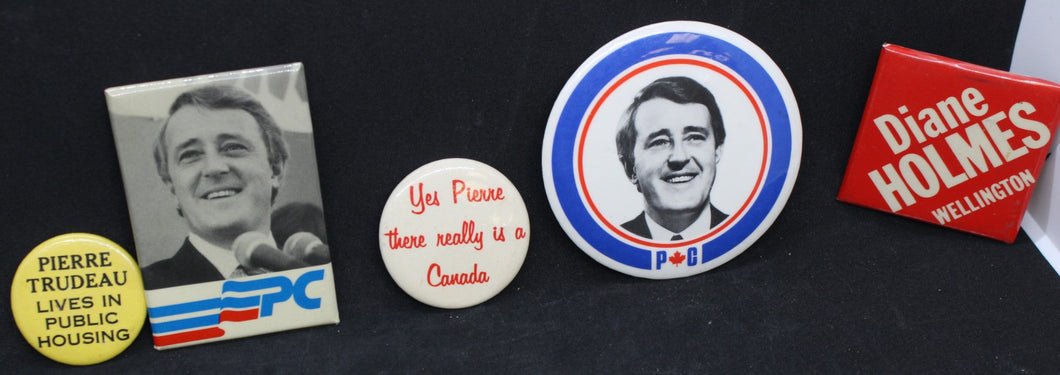 Assorted Canadian Political Buttons