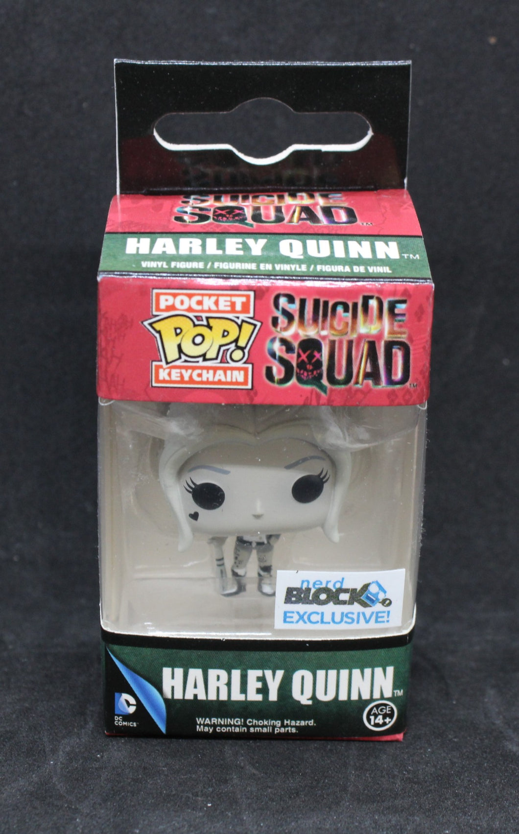 Harley Quinn Suicide Squad Pocket POP! Nerd Block Exclusive Keychain