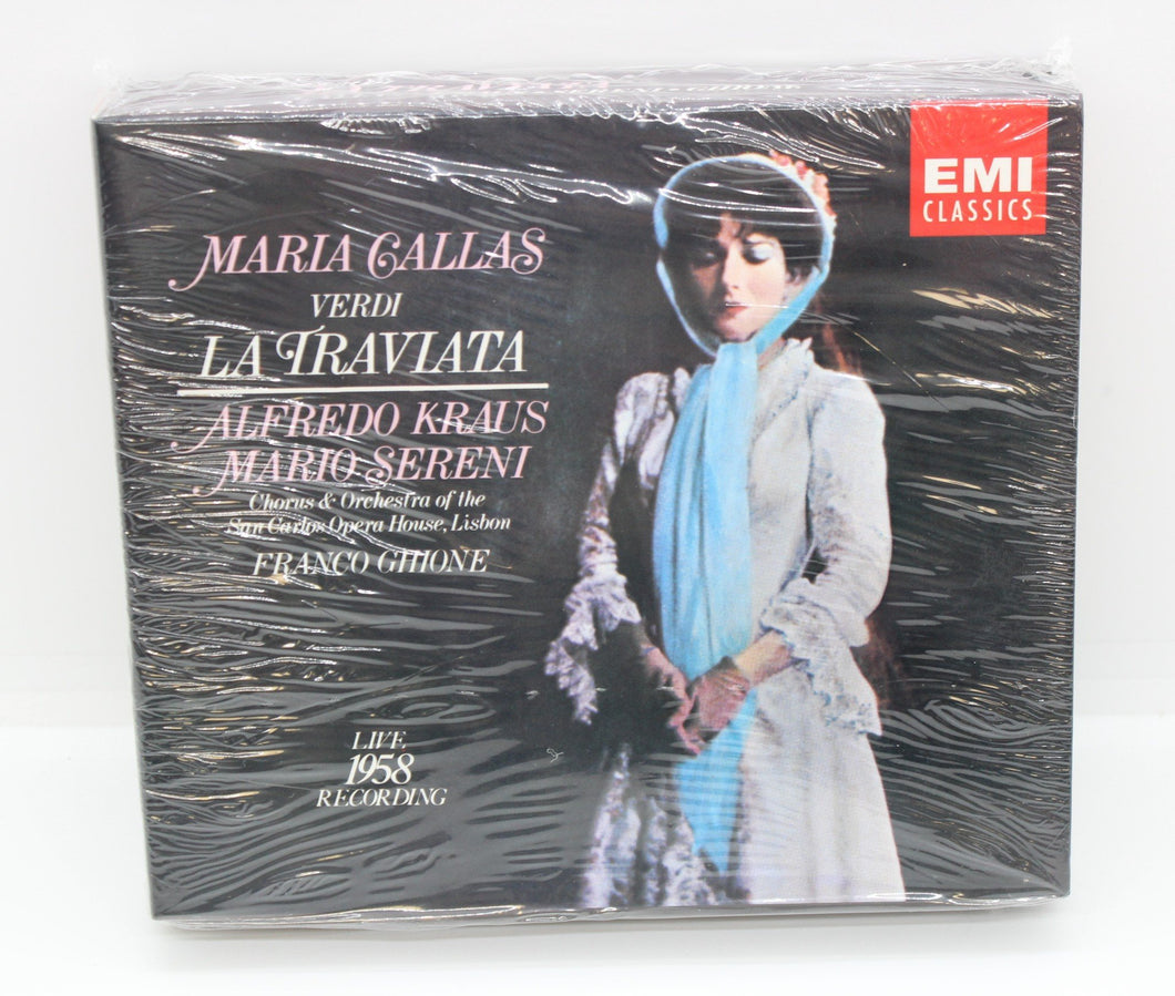 Maria Callas Verdi La Traviata Live 1958 Recording Sealed 2 CD Box Set
