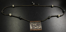 Load image into Gallery viewer, Vintage Sterling Silver &amp; Copper Pendant w/ Beaded Necklace
