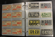Load image into Gallery viewer, Vintage 1953 Topps License Plates Near Complete Set of Cards (59/75)
