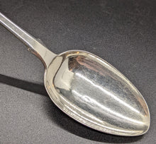 Load image into Gallery viewer, Antique William Eaton Sterling Silver Table Spoon, London 1836 Fiddle Tip Down
