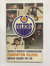 Load image into Gallery viewer, Original WHA Edmonton Oilers 1978-79 Official Hockey Media Guide
