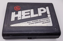 Load image into Gallery viewer, Vintage GE HELP Full-Power 40 Chanel 2-Way Emergency/Info CB Radio

