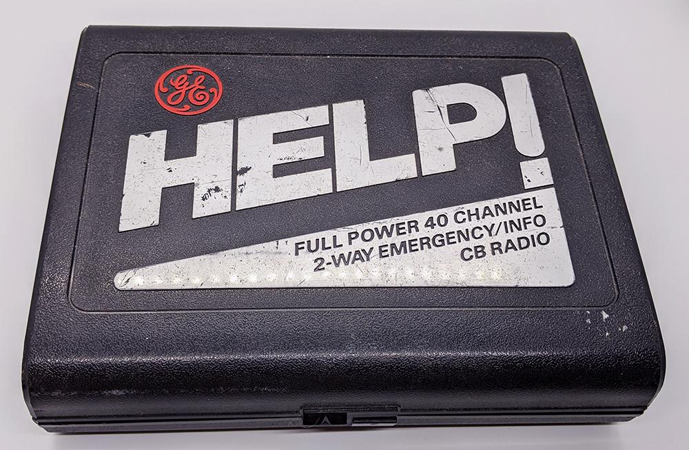 Vintage GE HELP Full-Power 40 Chanel 2-Way Emergency/Info CB Radio