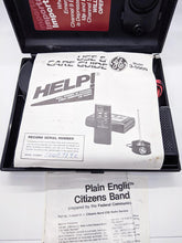 Load image into Gallery viewer, Vintage GE HELP Full-Power 40 Chanel 2-Way Emergency/Info CB Radio
