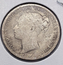 Load image into Gallery viewer, 1885 United Kingdom (Great Britain) – Silver One Shilling Coin
