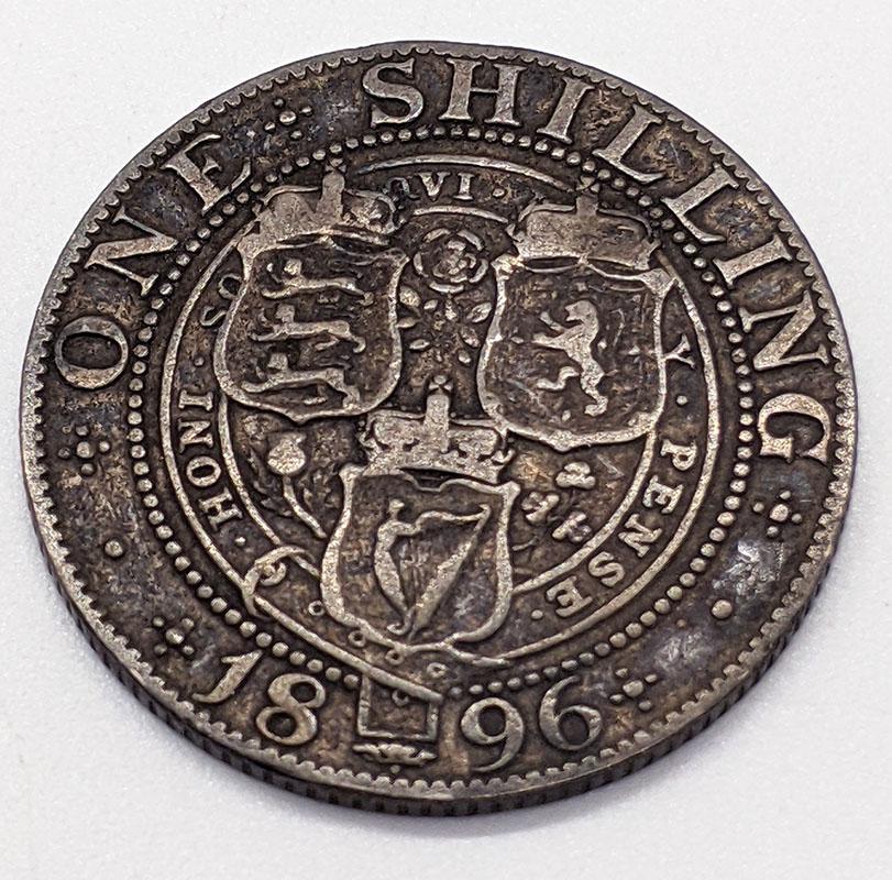 1896 United Kingdom (Great Britain) – Shilling Coin