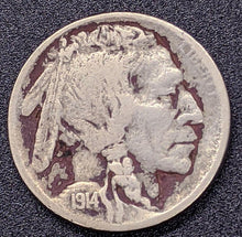 Load image into Gallery viewer, 1914 -S United States (USA) Five Cent Nickel Coin
