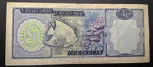 Load image into Gallery viewer, 1971 Cayman Islands Currency Board $1 Note – F
