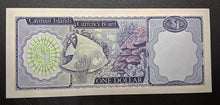 Load image into Gallery viewer, 1985 Cayman Islands Currency Board $1 Bank Note – U N C
