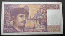 Load image into Gallery viewer, 1984 Bank of France (Banque De France) 20 Francs Bank Note
