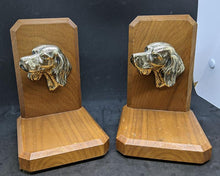 Load image into Gallery viewer, Vintage Wooden Cocker Spaniel Book Ends
